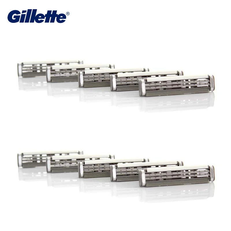 Gillette Sensor Excel Razor Blades for Men - Replacement Shaving Cartridges, 10/20 Count for Face Hair Removal