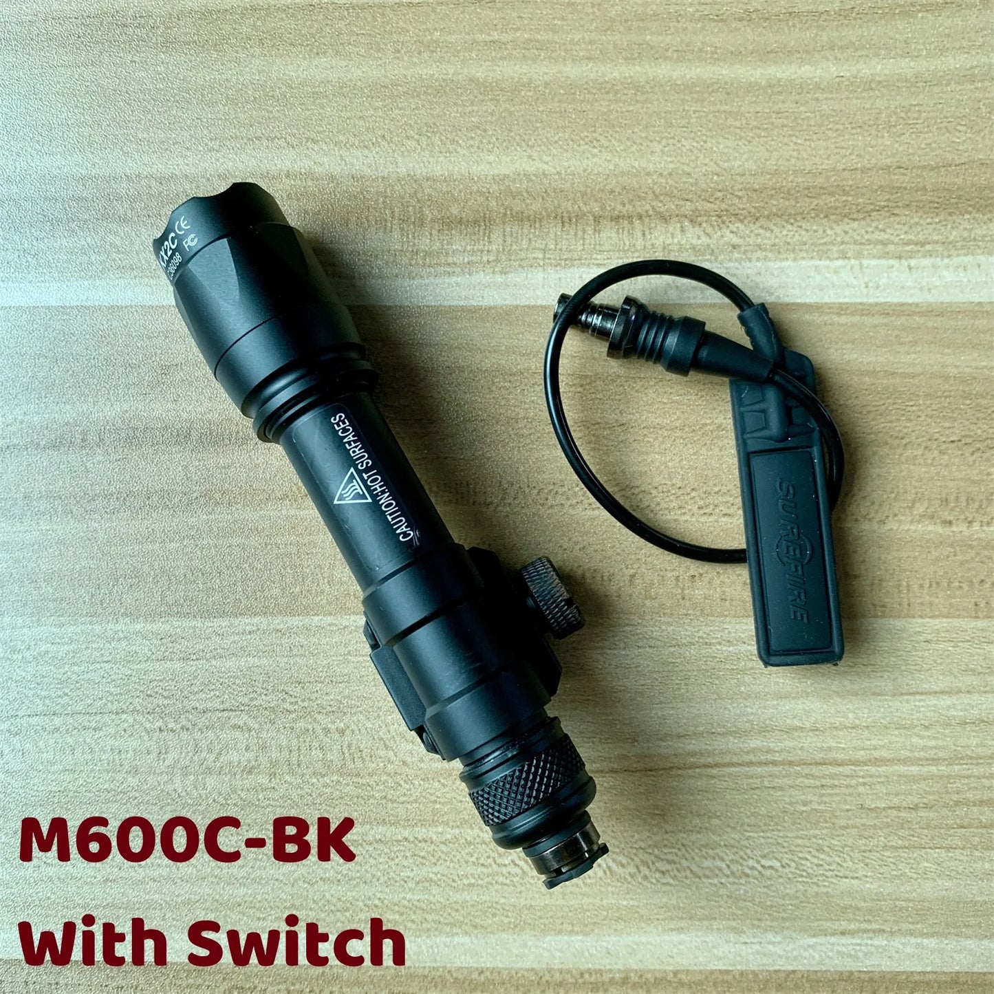 Tactical Surefire M300/M600B/M600C Gun Light – Rifle & Pistol Scout Flashlight, Picatinny Rail Mount, Hunting Torch