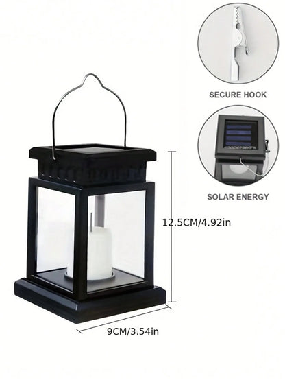 Garden Decor Outdoor Solar Lights | Retro Palace Lantern and Hanging Candle Lamps | Landscape and Floor Lighting