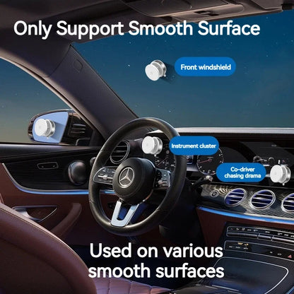 Vacuum Magnetic Car Phone Holder – Universal Suction Cup, Mirror & Shower Stand for iPhone 16/15/14/13/12 Pro Max, Samsung