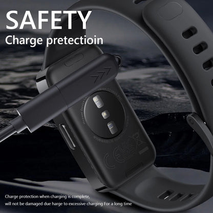 Type C Charger Adapter – Right Angle Charging Cable Converter for Samsung Galaxy Fit 3 & Huawei Watch Fit 3/2