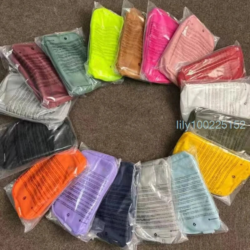 2025 Fashion Yoga Waist Bag – Metal Logo Sports & Mobile Bag for Unisex Fitness, Running & Women’s Gift