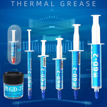 GD900/GD-2 Thermal Conductive Grease – Silicone Heatsink Paste 7g/15g/30g for PC, CPU, GPU, LED & VGA Cooling