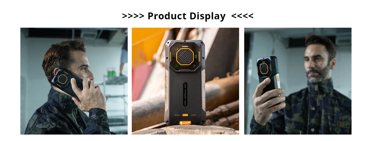 Ulefone Armor 26 Ultra 5G Rugged Waterproof Smartphone - 120W Fast Charging, 15600mAh, 200MP+64MP, 24GB+512GB, NFC