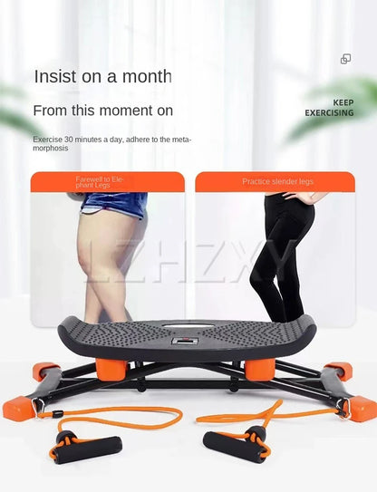 Indoor Ski Machine – Swinging Slide Trainer for Leg Toning & Slimming, Ski Simulation Stepper Equipment