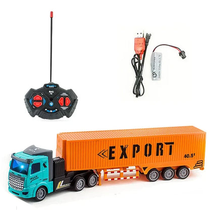 1/48 RC Heavy-Duty Semi-Trailer Truck – Remote Control Construction Dump Truck Toy for Boys Gift