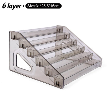 Acrylic Nail Polish Display Organizer – 3/4/5/6/7 Layer Clear Cosmetic & Jewelry Rack Holder