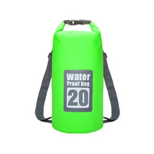 Outdoor PVC Waterproof Dry Bag – 5L/10L/15L/20L/30L Storage Sack for Canoe, Kayak, Rafting, Swimming & Travel