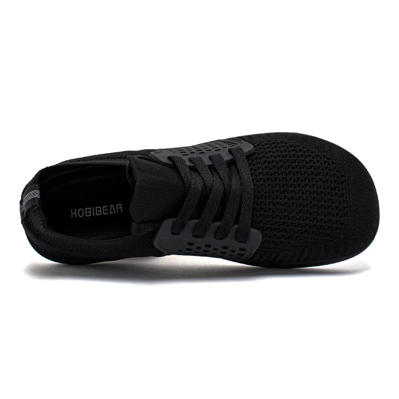 HOBIBEAR Wide Toe Barefoot Shoes – Minimalist Walking Sneakers for Men & Women, Zero Drop Sole, Breathable Mesh