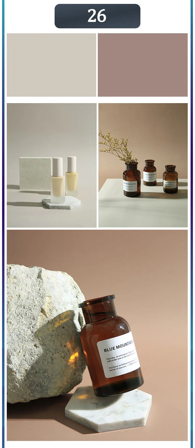 Photography Backdrops 57x87cm – Double-Sided Solid Color Photo Background for Studio, Newborn & Product Photography