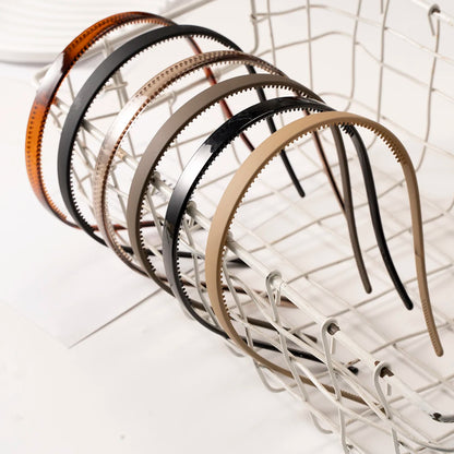 Elegant Sunglasses Frame Hairband: Women's Plastic Headband for Fashionable Hair Decoration - Solid Hair Hoop Hair Accessory