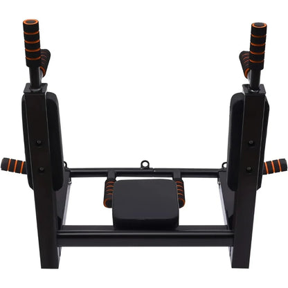 Multi-Grip Wall Mount Pull-Up Bar & Dip Station – Heavy-Duty Home Gym Fitness Equipment