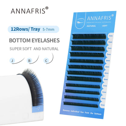 ANNAFRIS 50pcs Disposable Eyelash & Eyebrow Brushes — Soft Crystal Lash Extension Mascara Wands Makeup Tools