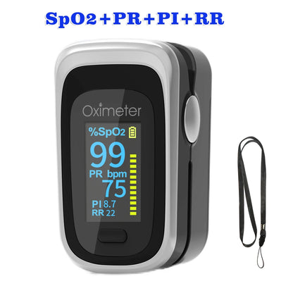 Kiuzou Medical Portable Finger Pulse Oximeter – Blood Oxygen, Heart Rate, Saturation Monitor with OLED Display