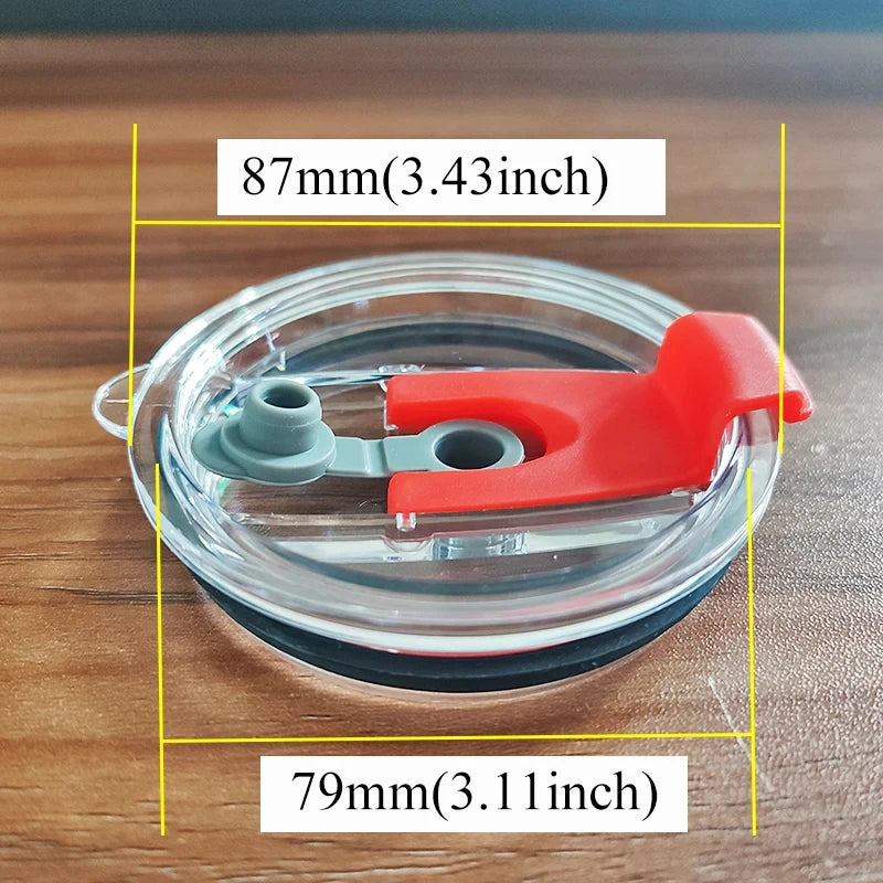 Y-Sealing Cup Lid — 12/16/20/30oz Spill-Proof Replacement for Ozark Trail, RTIC & Yeti