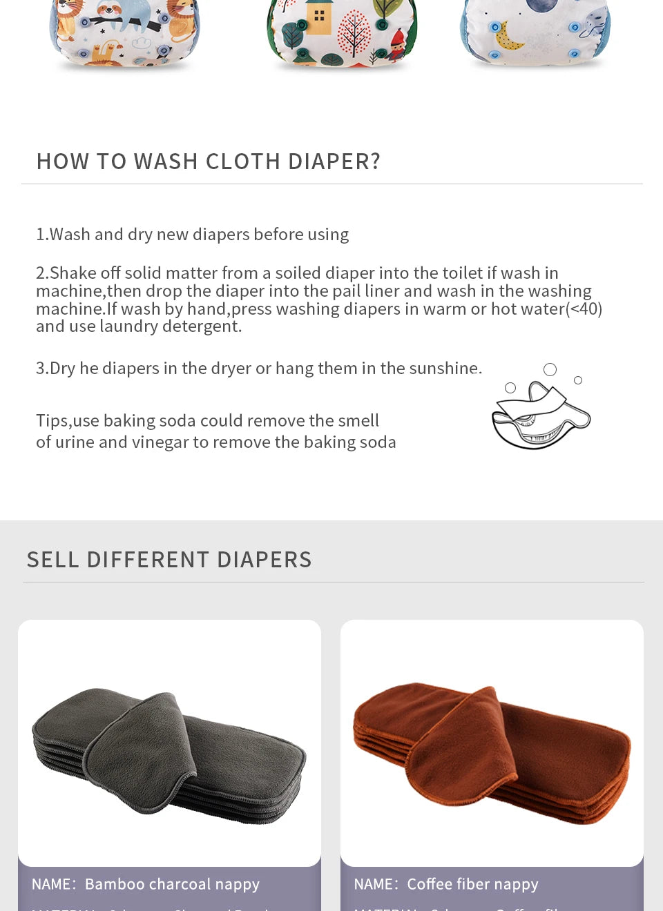 Kangobaby #My Soft Life# Reusable Baby Cloth Diaper Cover – Washable Newborn Nappies 0-3 Months