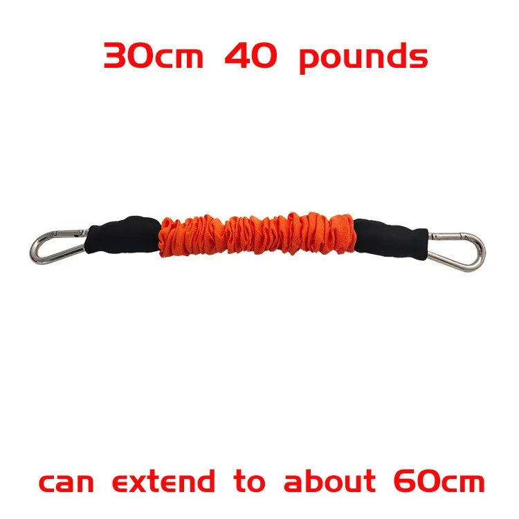 Thickened Latex Resistance Bands — 30/42/65/80cm Pull Rope for Gym, Fitness Training & Taekwondo (Customizable)