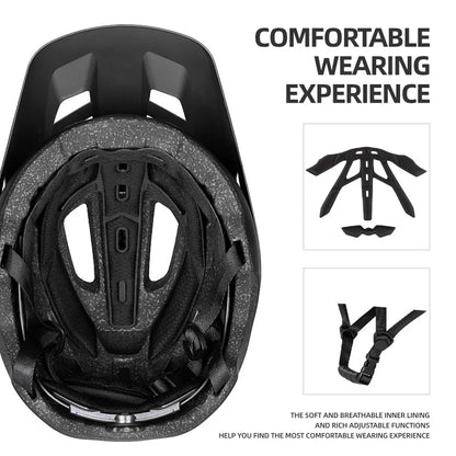 BATFOX Ultralight Bike Helmet – Molded Mountain & Road Helmet for Men, DH AM Cycling Equipment, Casco Ciclismo Bicicleta