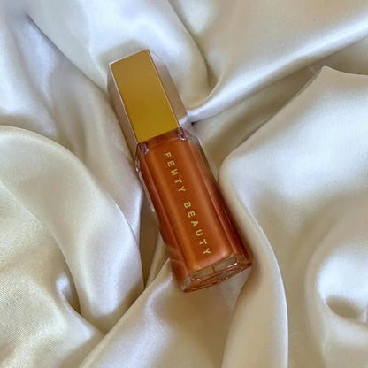 Fenty Beauty Lip Glaze – Moisturizing Glitter Lip Plumper Liquid Lipstick for Women & Beginners