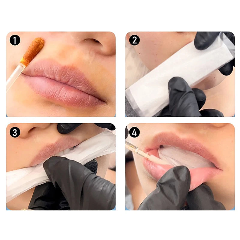 Disposable Lip Isolation Pads – Semi-Permanent Makeup & Tattoo Oral Protective Roll Paper, PMU Accessories