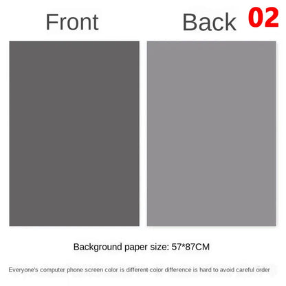 Photography Backdrops 57x87cm – Double-Sided Solid Color Photo Background for Studio, Newborn & Product Photography