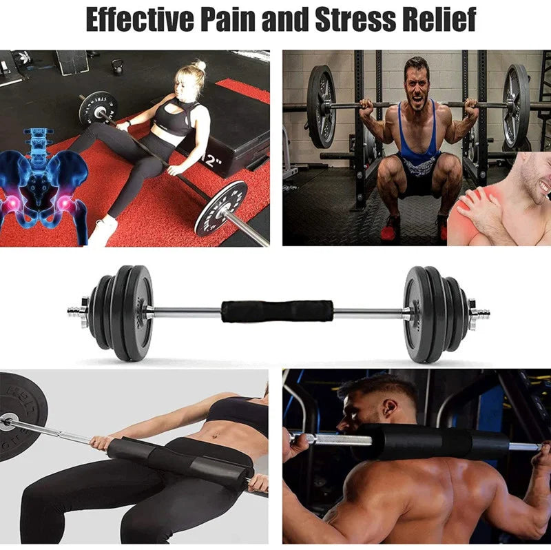 Barbell Squat & Hip Thrust Shoulder Pad | Foam Weight Lifting Cover for Men & Women, Gym Fitness Training Equipment