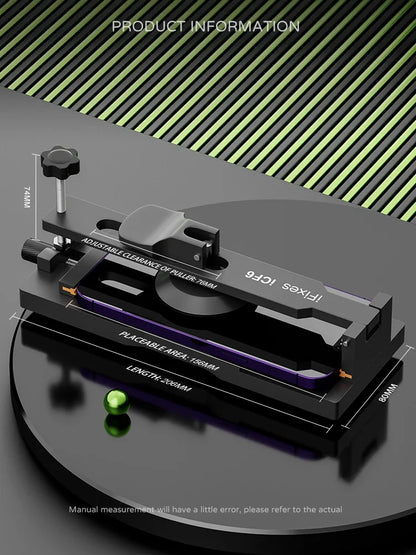 iFixes iCF6 Mobile Phone Screen Opening Fixture — Portable Adjustable LCD Clamp with Strong Suction Cup