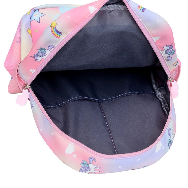 Girls Unicorn Backpack – Trendy Decorative Pattern, Perfect for School & Everyday Use