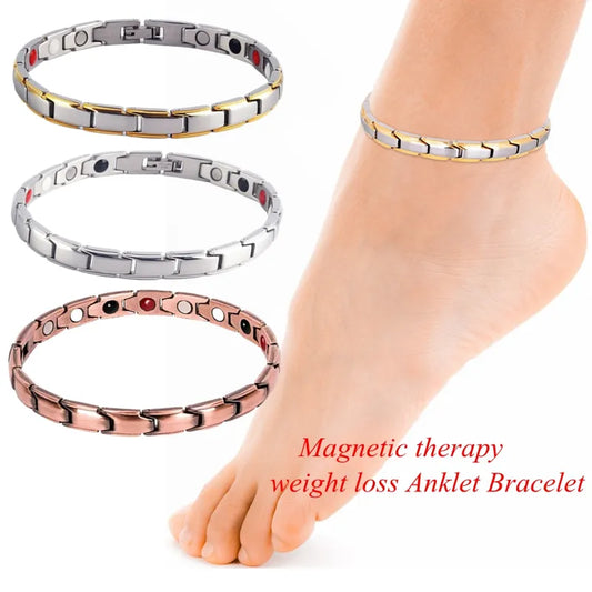 Magnetic Therapy Women Ankle Weight: Energy Slimming Ankle Bangle for Arthritis Pain Relief, Fat Burning, and Slimming Product