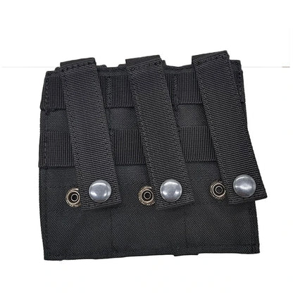 9mm Tactical Magazine Pouch - MOLLE Single & Double Mag Bag, Open-Top Pouch for Glock, M1911, 92F, Torch & Triple Bag