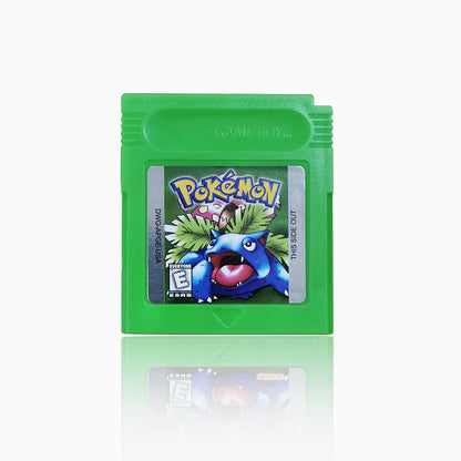 16-Bit GBC Game Cartridge – Pokémon Series Blue, Crystal, Gold, Green, Red, Silver, Yellow (USA Version)