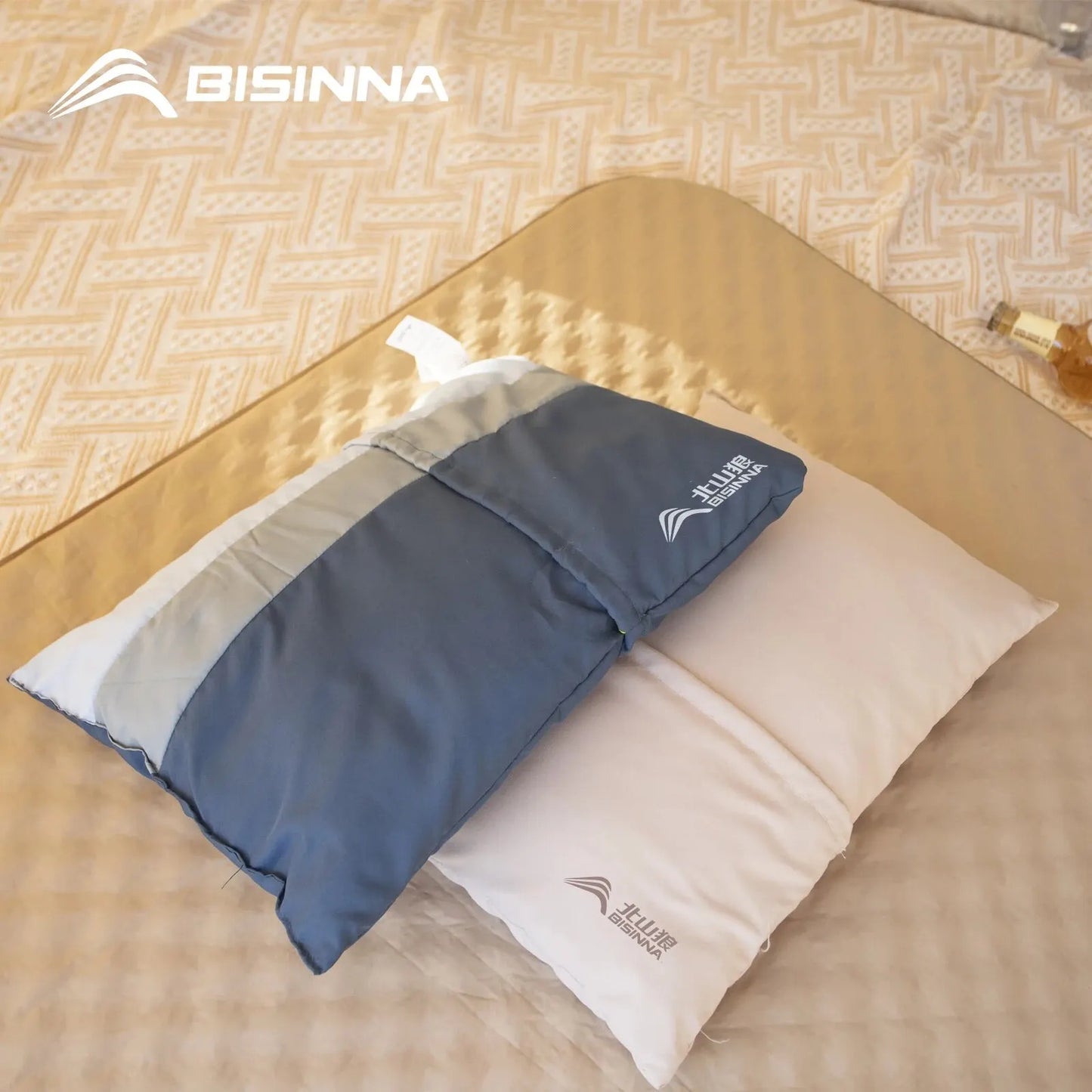 BISINNA Ultralight Outdoor Camping Pillow – Compressible Portable Hiking & Travel Pillow