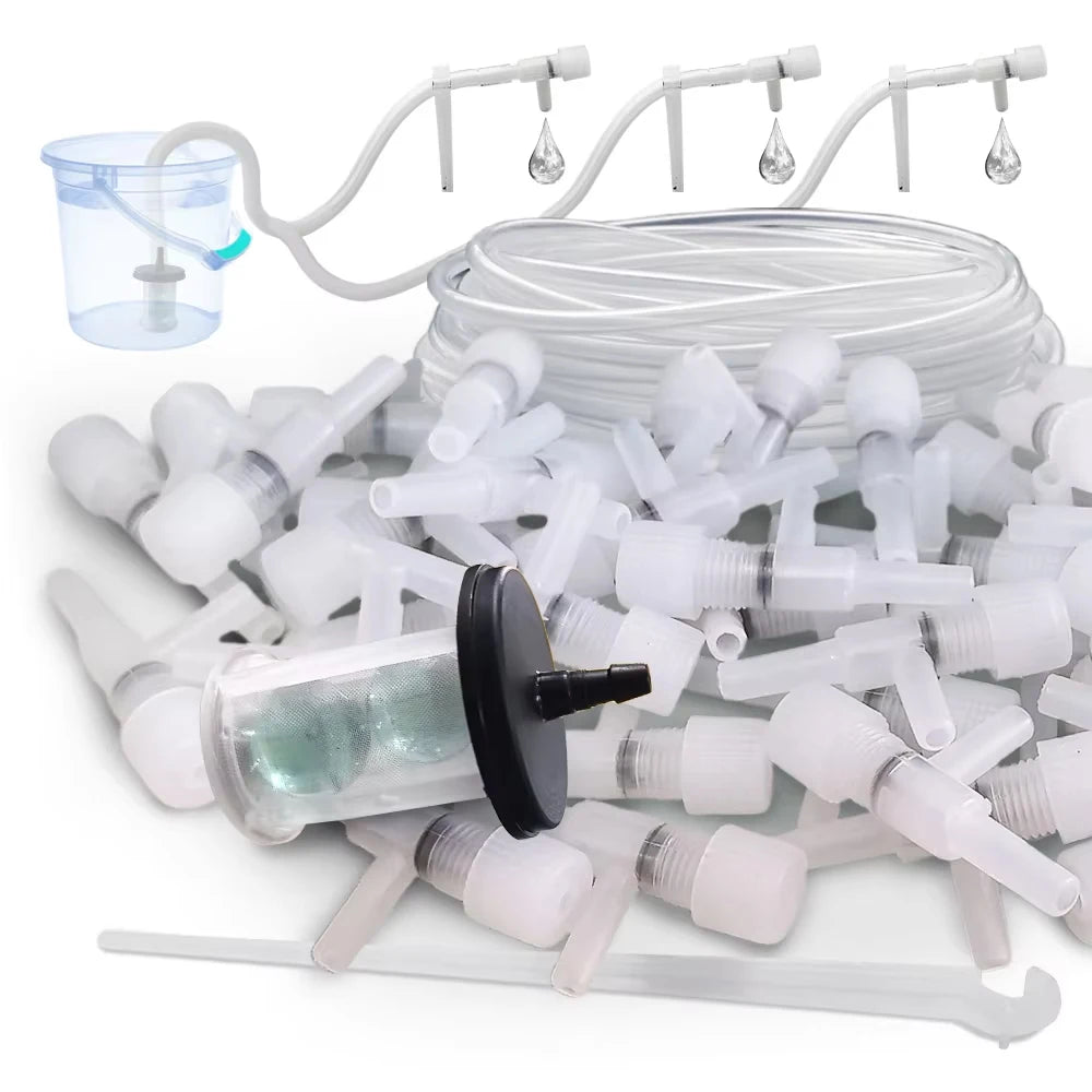 Tuya WiFi Solar Smart Drip Irrigation System — Remote Control Watering Kit for Garden & Balcony Plants