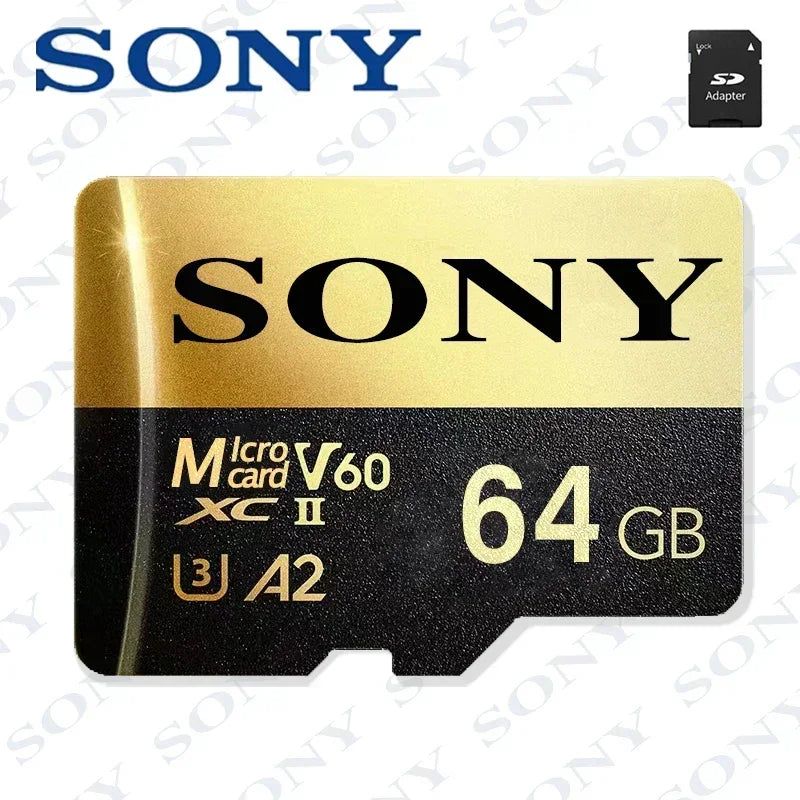 Original SONY Micro SD Card – 2TB, 1TB, 512GB, 128GB High-Speed TF Memory Card for Drone, Audio, PC & PS5 Game