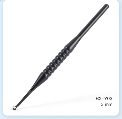 AZDENT Dental Micro Mouth Mirror – 2mm/3mm/5mm Anti-Fog Odontoscope with Detachable Handle for Oral Check