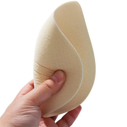 2PCS Thick Push-Up Bra Pads – Removable Latex Breast Enhancer Inserts for Swimsuits, Lingerie & Sports Bras (S/M/L)