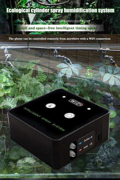 WiFi Rainforest Sprayer — Automatic Timed Mist System Kit for Reptiles & Irrigation