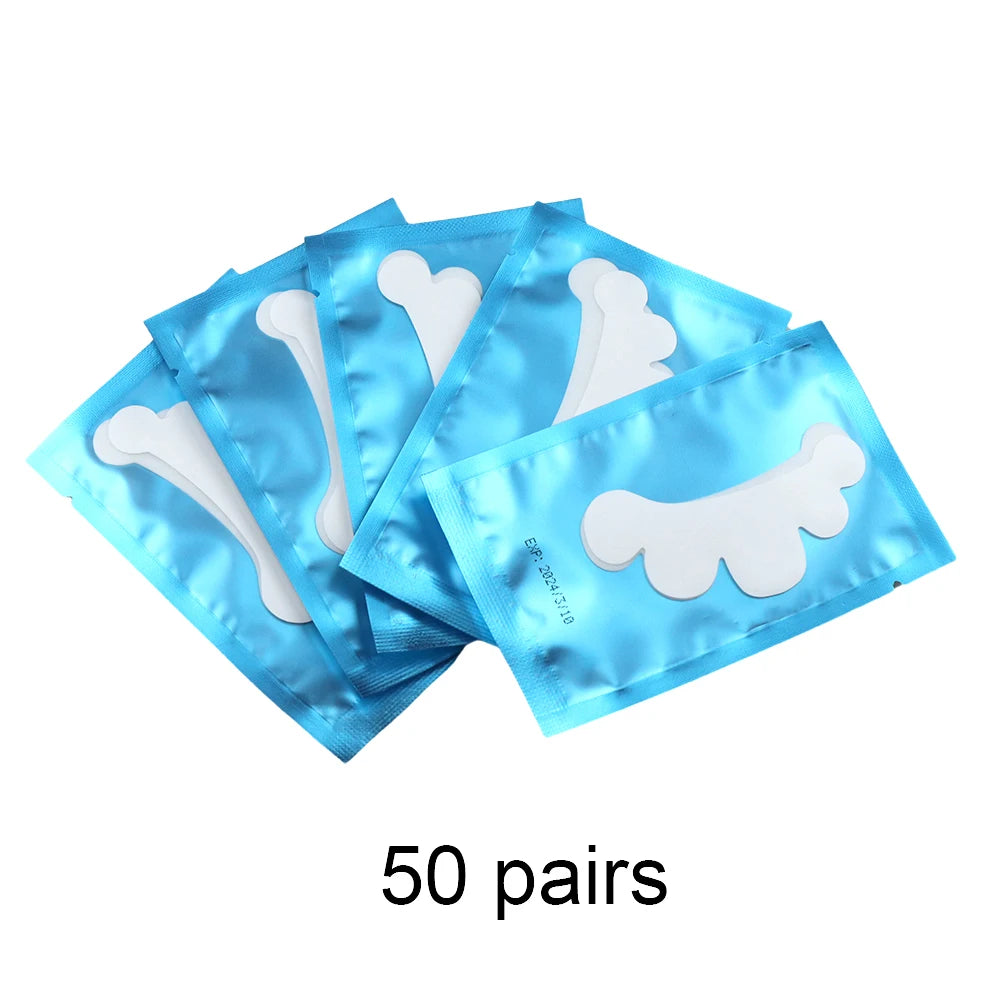 20/50 Pairs Hydrogel Lash Extension Patches | Under Eye Stickers for Grafting & Makeup | Eyelash Extension Tools