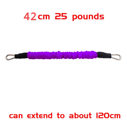 Thickened Latex Resistance Bands — 30/42/65/80cm Pull Rope for Gym, Fitness Training & Taekwondo (Customizable)