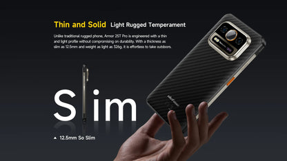 Ulefone Armor 25T Pro 5G Rugged Smartphone – Thermal Imaging, Night Vision, Android 14, 64MP Camera, NFC, Waterproof, 33W Charging