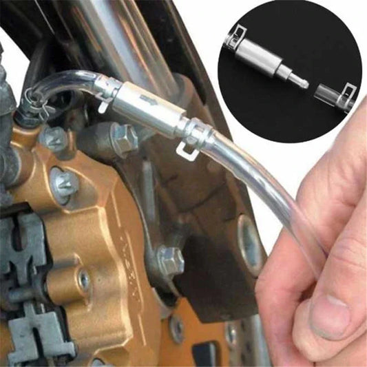 Car Hydraulic Clutch & Brake Bleeder Kit – One-Way Valve Hose Adapter Tool for Auto Fluid Bleeding