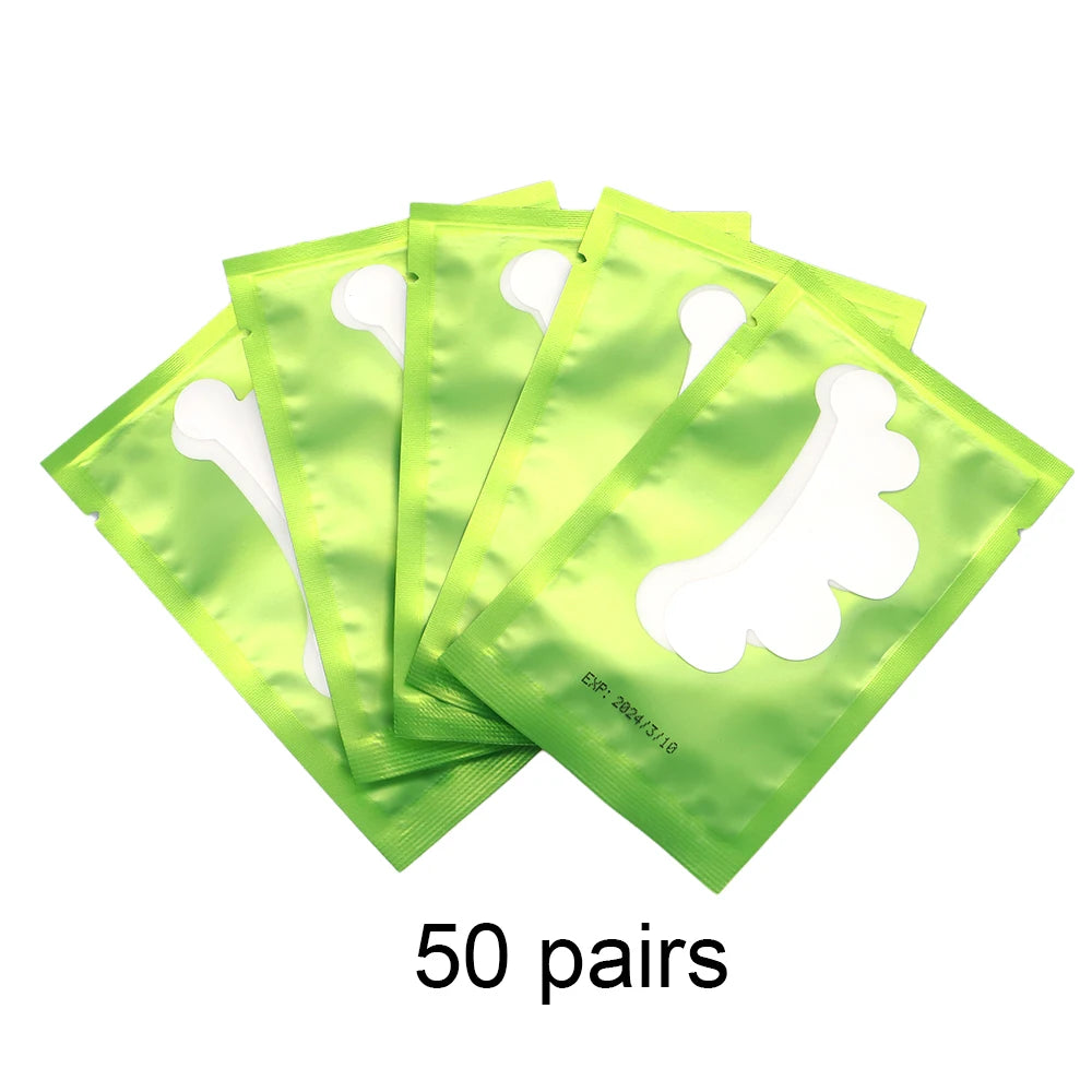 20/50 Pairs Hydrogel Lash Extension Patches | Under Eye Stickers for Grafting & Makeup | Eyelash Extension Tools