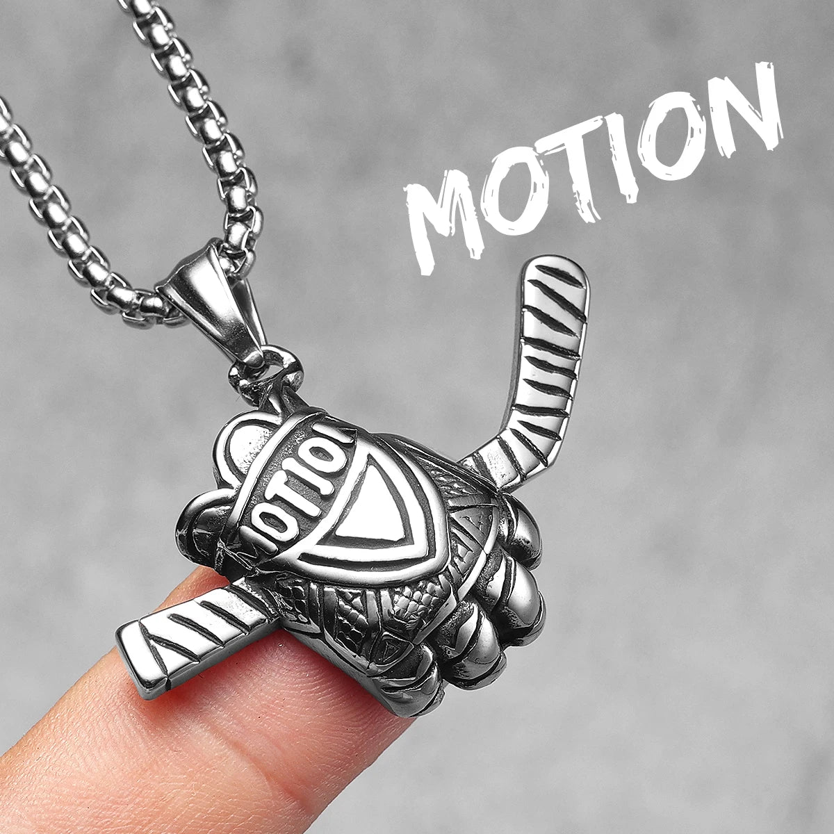 Messi, Ronaldo, Mbappé Football Jersey Necklace – Stainless Steel Dumbbell Pendant Chain for Men, Punk Gym Style