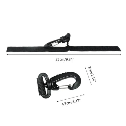 2-Pack Kayak Paddle Holder Webbing Clips – SUP Board & Inflatable Boat Accessories