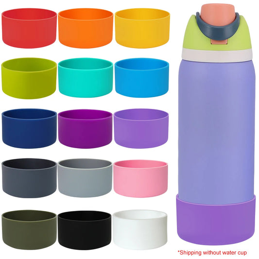 Silicone Water Bottle Boot – Anti-Slip Bottom Protector for Owala 32oz Flask Water Bottle
