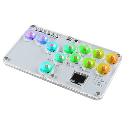 RGB Arcade Hitbox Fightstick Controller – For PS4/PS5, Xbox, Switch, Steam, Arcade Fighting Games