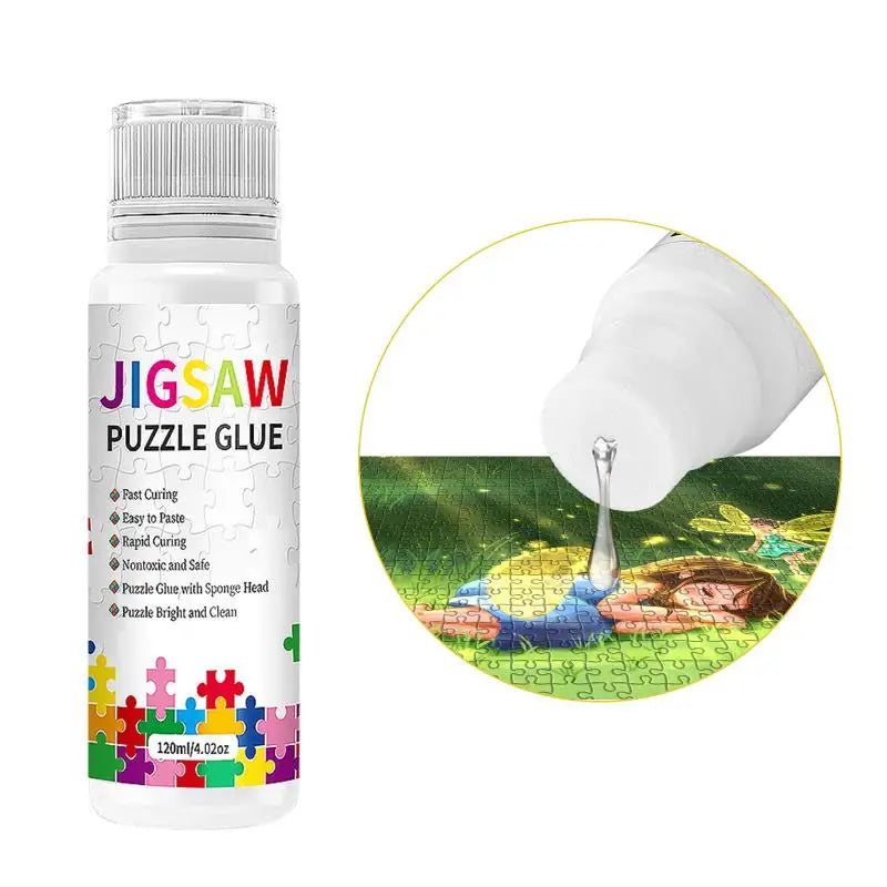 120ML Diamond Painting Sealer – Adhesive & Puzzle Art Glue for Permanent Hold & Shine Effect