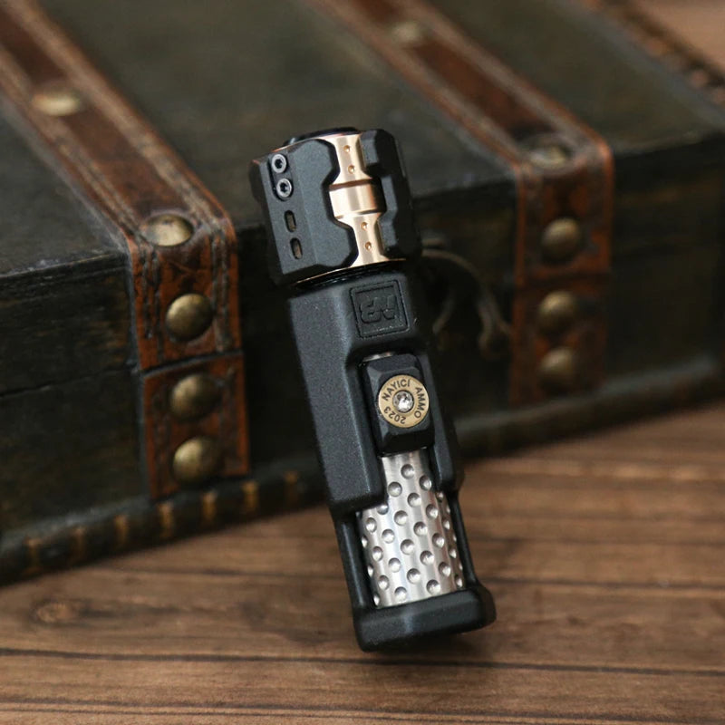 Musketeers Gun Bolt Type Fidget Spinner – Metal EDC Haptic Slider, ADHD Stress Relief & Office Desk Toy for Adults