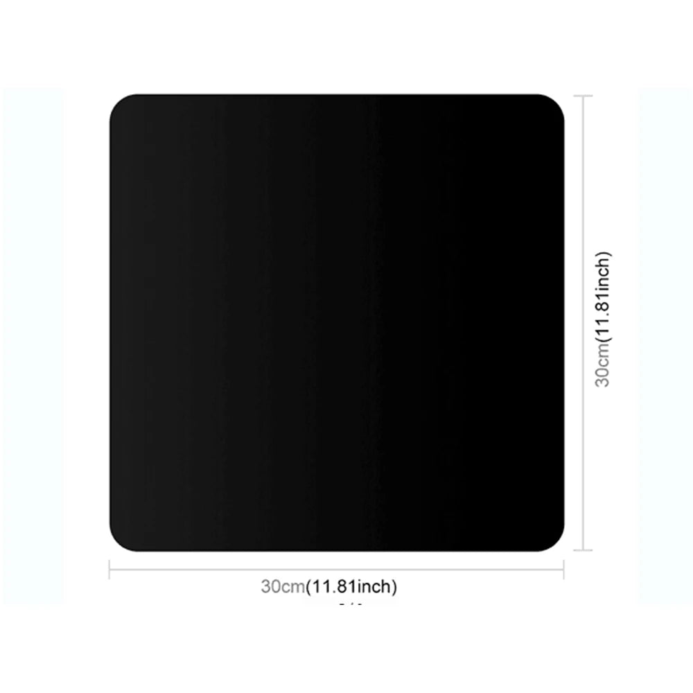 Acrylic Reflection Board — White & Black Photographic Display Prop for Light Box Accessories, Photo Reflection Background