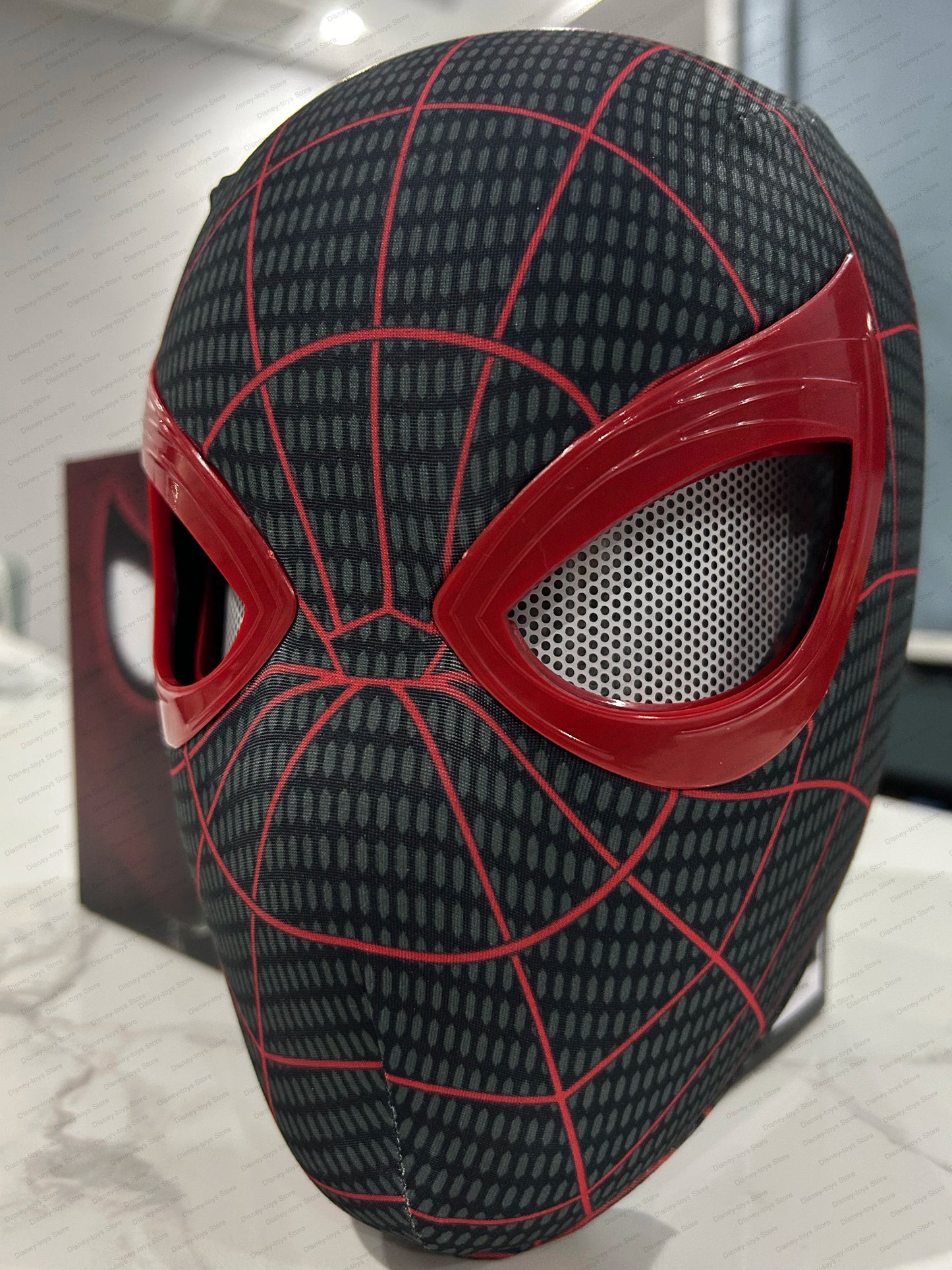Mascara Spiderman Headgear Mask – 1:1 Elastic Cosplay Mask with Moving Eyes, Spider-Man Toy for Adults and Kids Gift